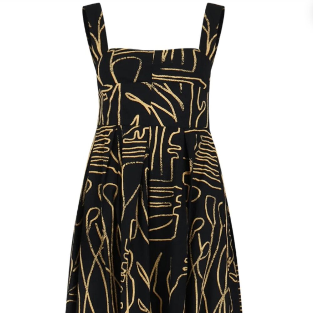 Janie Dress in Black Rye by Bel Kazan, Size M - Picture 5 of 10